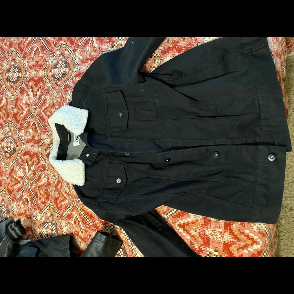 Black jean jacket